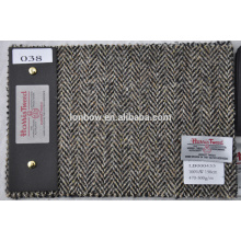 Tissu de tweed de vêtements de mode de chevrons